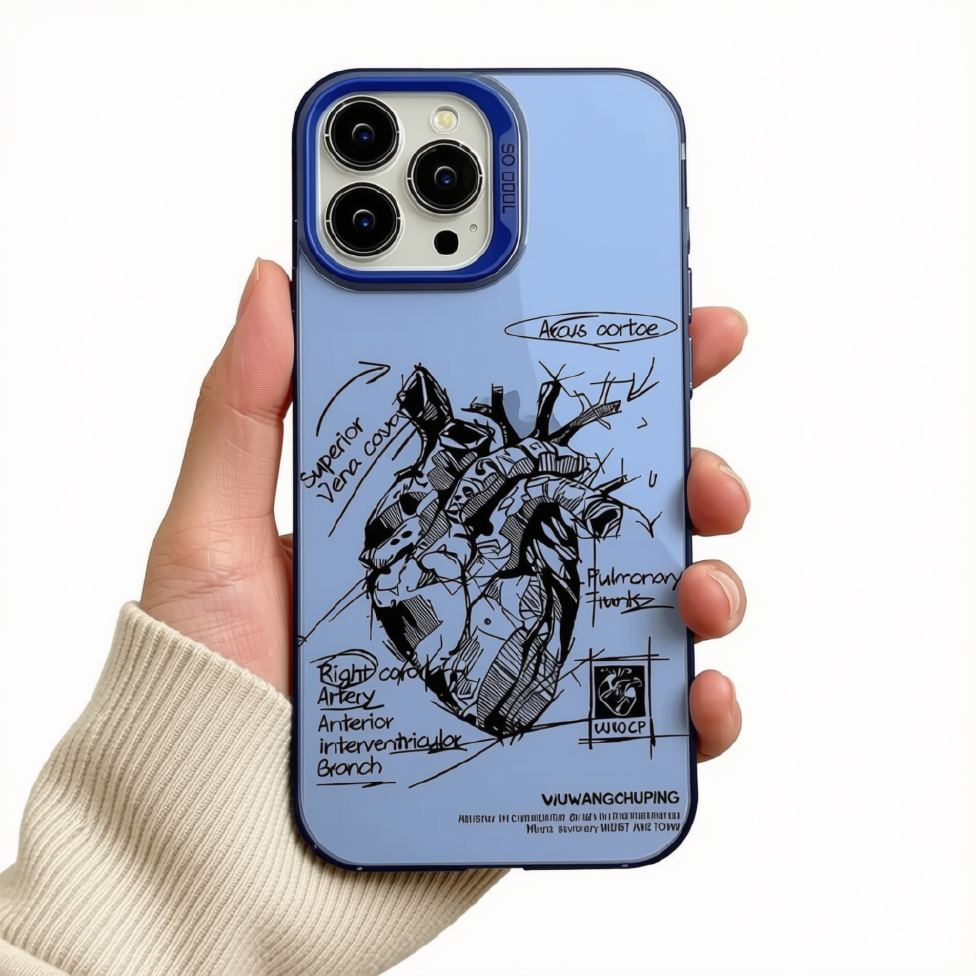 Coque de Téléphone Motif Dessin Animé Créatif,pour Iphone 14 pro max, Iphone 15 pro max, Iphone 16 pro max-1.webp