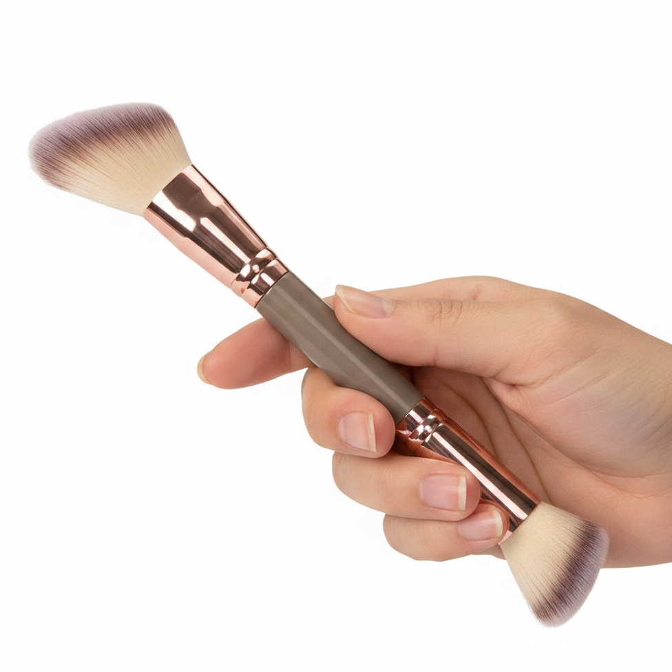 Pinceau de Maquillage Multifonctionnel Double Extrémité