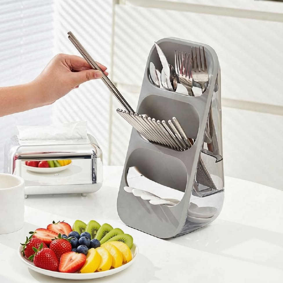 Porte-Ustensiles de Cuisine pour Comptoir de Cuisine ,Porte-Couverts ,Organisateur de Comptoir de Cuisine-1