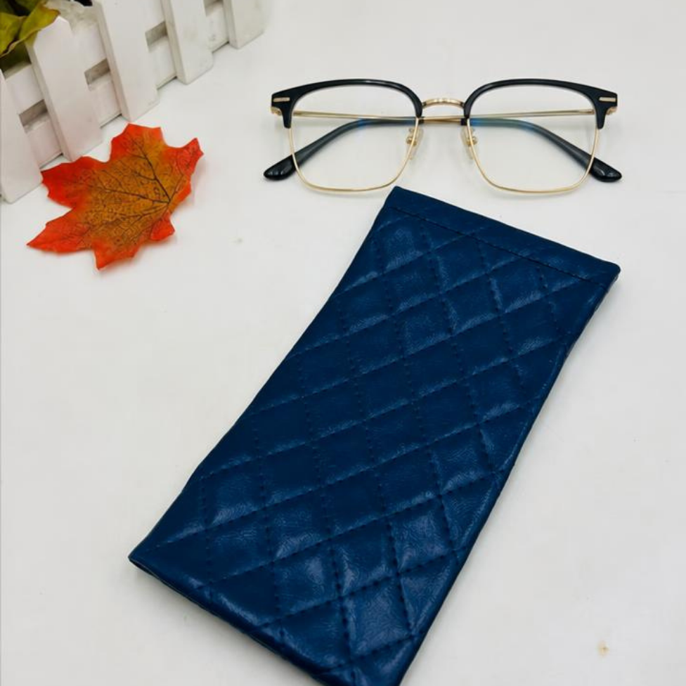 Pochette de Lunettes de Soleil en Cuir Portable,Étui à Lunettes Souple pour Femmes Hommes – image 3