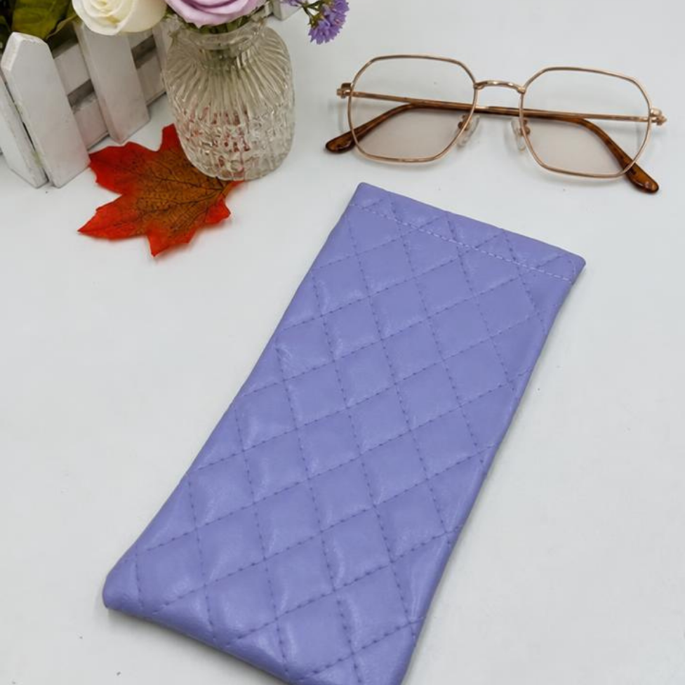 Pochette de Lunettes de Soleil en Cuir Portable,Étui à Lunettes Souple pour Femmes Hommes – image 5
