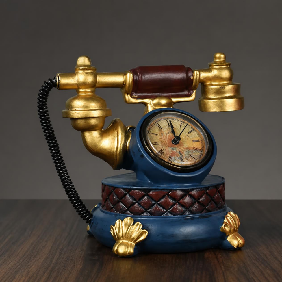 Téléphone Vintage en Résine pour Décoration Maison, Bureau,Chambre, Sculpture pour maison, Bureau – image 5