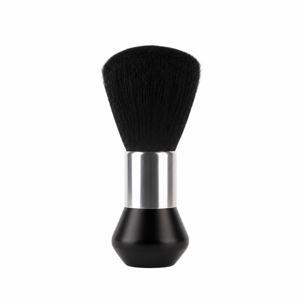 Lot de 2 Brosses de Cou Professionnelle de Couleur Noir ,Brosse à Poils Ultra Doux pour Salon, Barbier, Coiffeurs – image 2