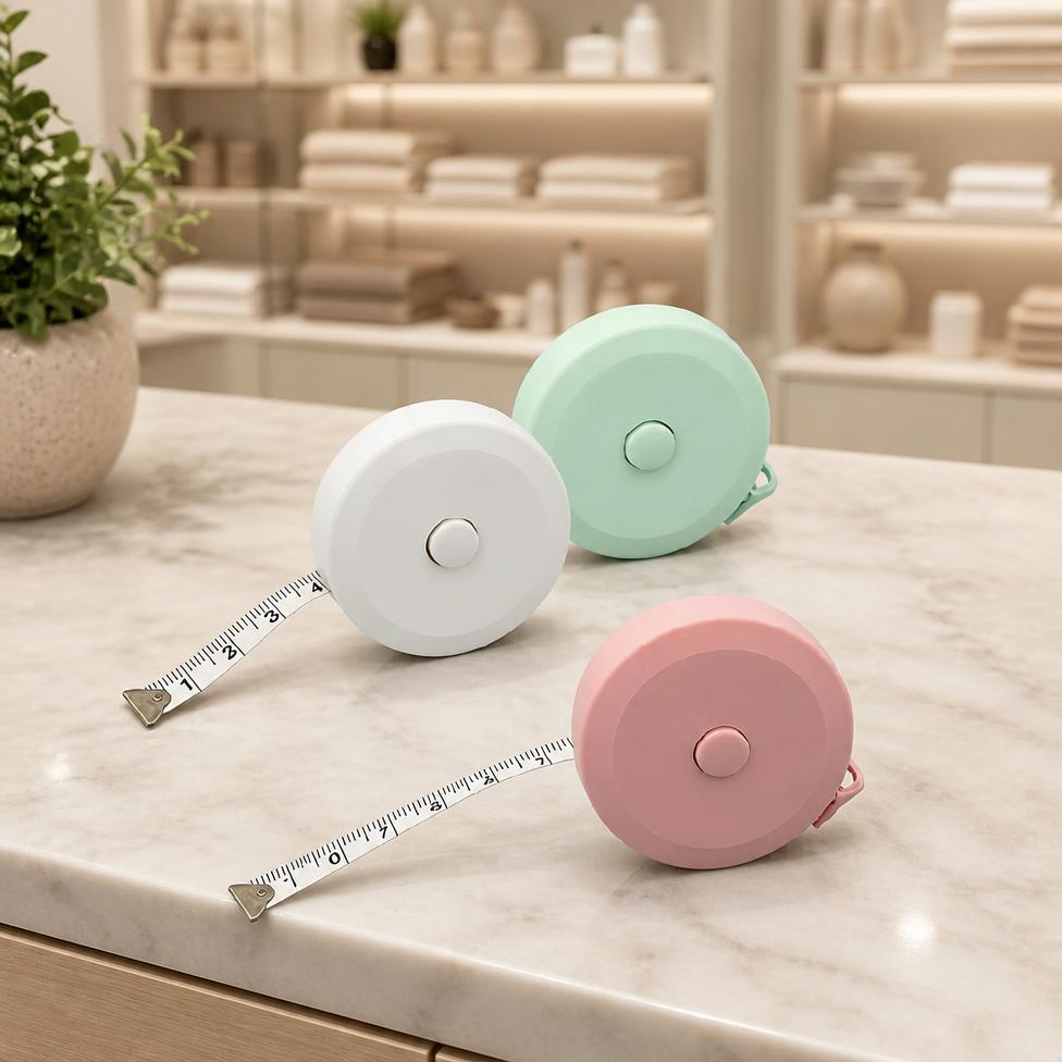Lot de 3 Mètres Ruban Rétractable Automatique – image 2