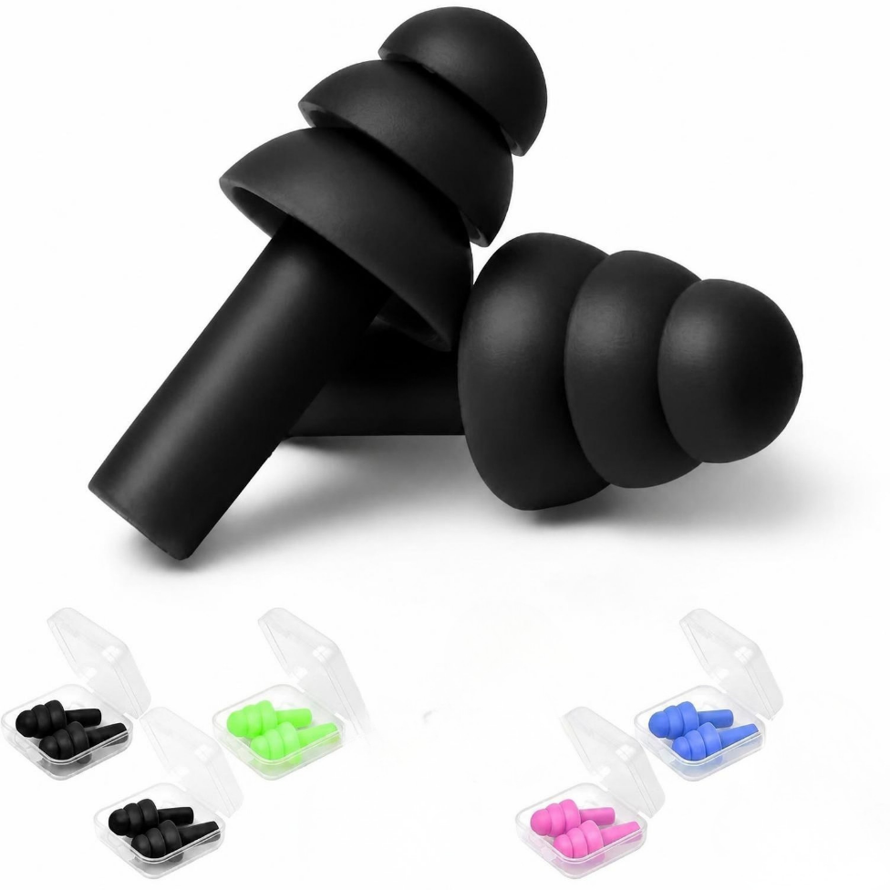 Lot de 5 Boîtes de Bouchons d'Oreilles Jetables en Mousse Confortables Anti-Bruit – image 2
