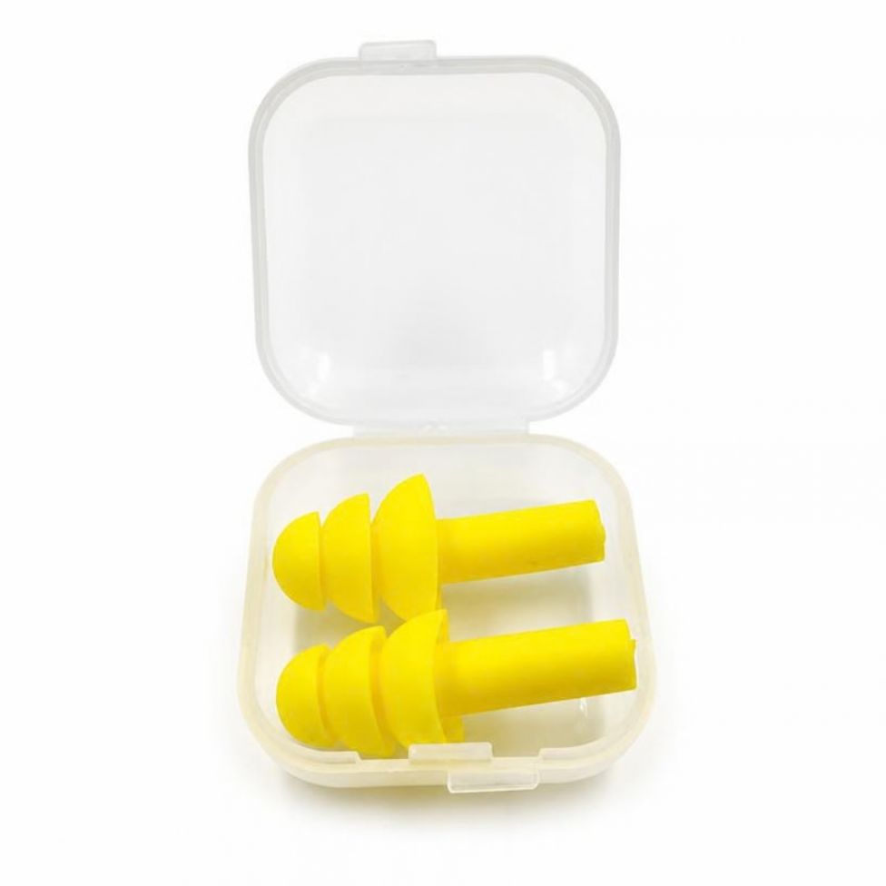 Lot de 5 Boîtes de Bouchons d'Oreilles Jetables en Mousse Confortables Anti-Bruit – image 4