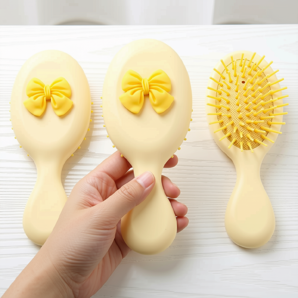 Peigne de Voyage,Brosse à Cheveux Démêlante pour Fille – image 2