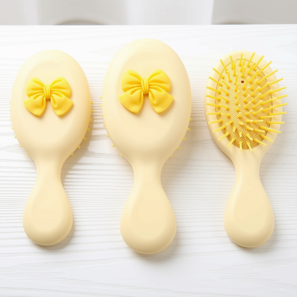 Peigne de Voyage,Brosse à Cheveux Démêlante pour Fille – image 5