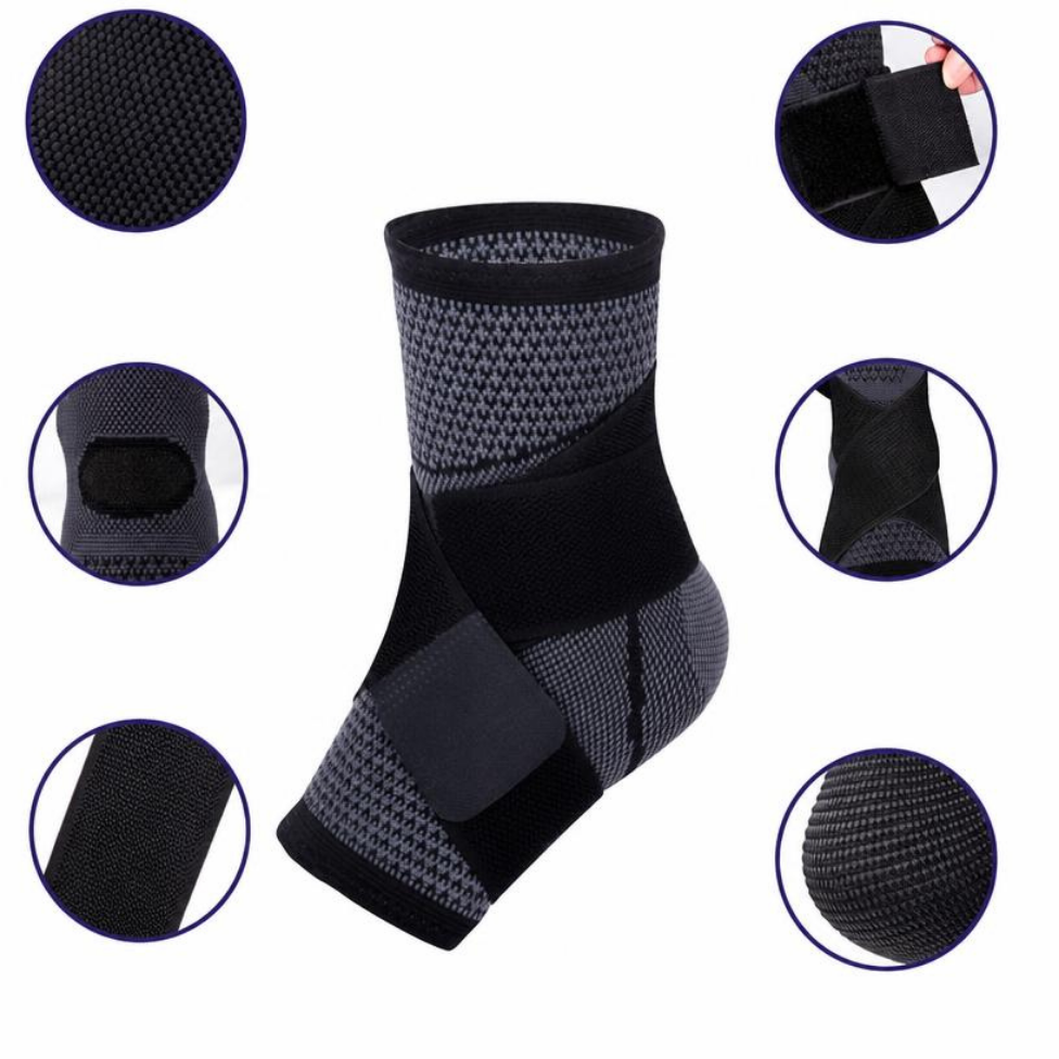 Chevillère de Sport Réglable à Compression, Soutien de Cheville Élastique, Attelle de Soulagement de la Douleur, Support pour Pieds – image 5