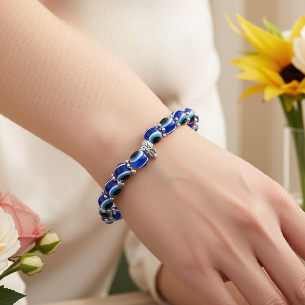 Bracelet Élastique Perle d'Oeil Turc