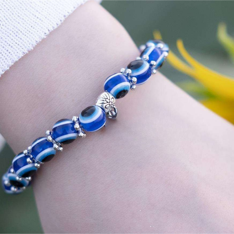 Bracelet Élastique Perle d'Oeil Turc – image 4