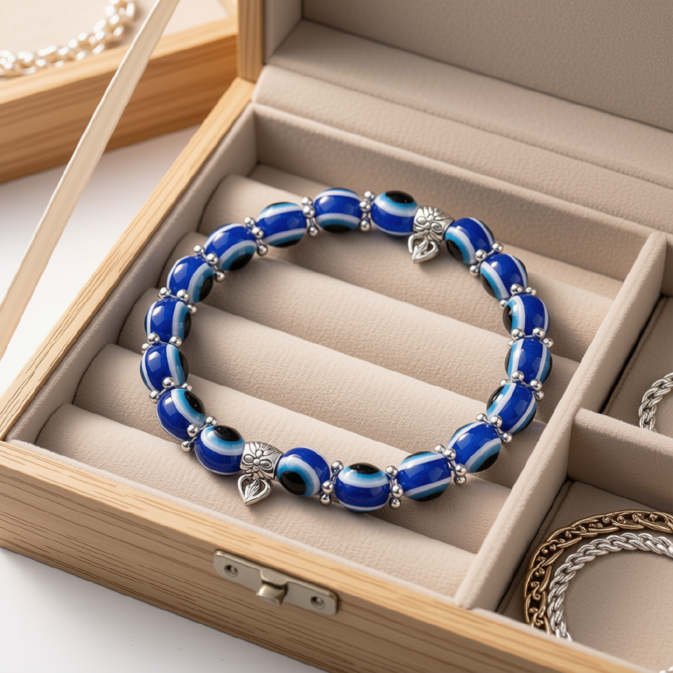 Bracelet Élastique Perle d'Oeil Turc – image 6