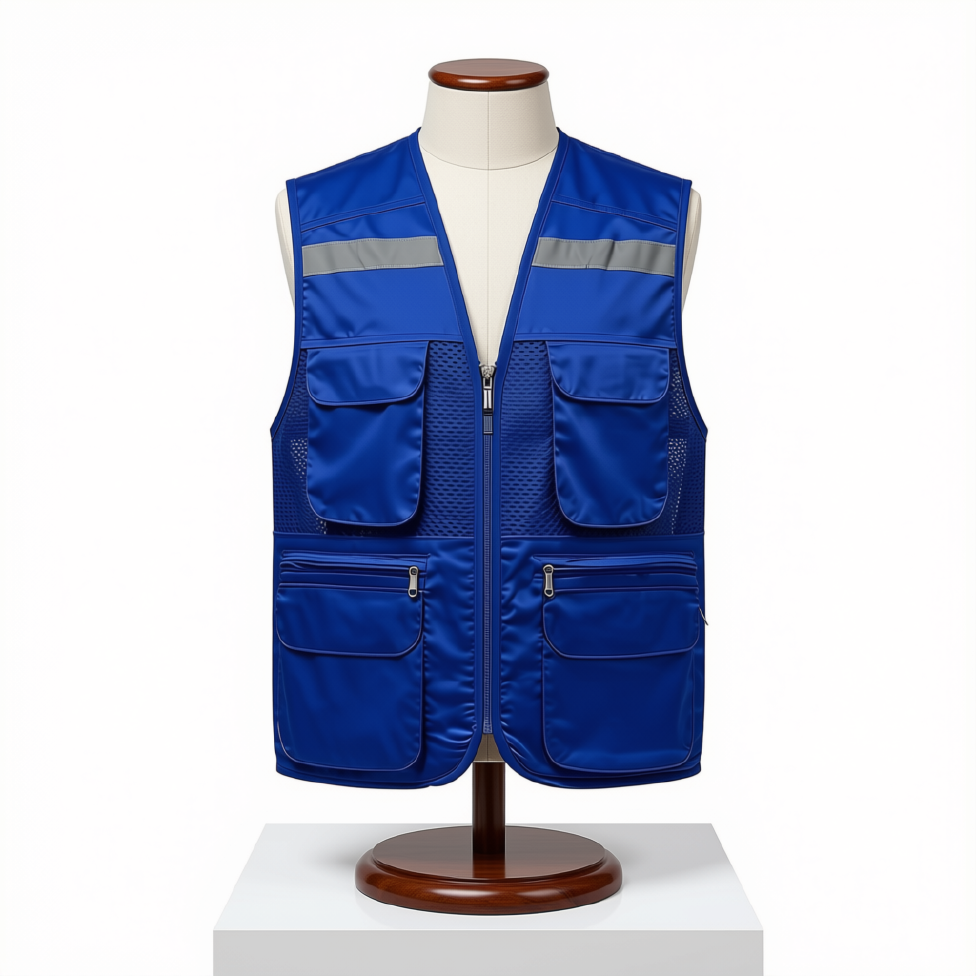 Gilet de Sécurité ,Gilet de Travail, Gilet de Pêche avec Poches, Veste de Travail – image 3