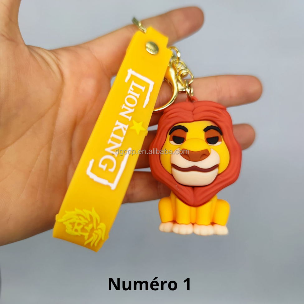Porte-Clés Mignon Roi Lion, Cadeaux d'Anniversaire pour Enfants avec Pendentif Animal – image 2
