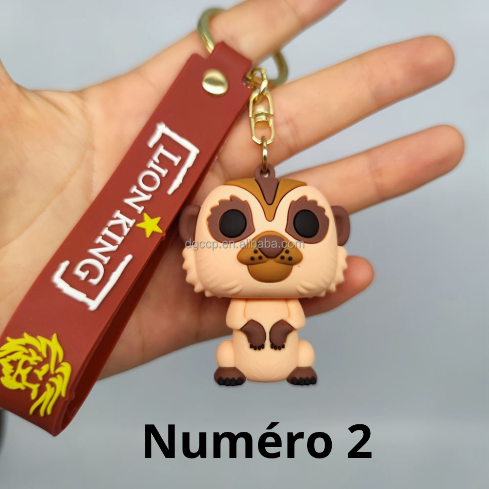 Porte-Clés Mignon Roi Lion, Cadeaux d'Anniversaire pour Enfants avec Pendentif Animal – image 3