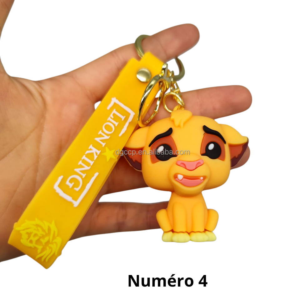 Porte-Clés Mignon Roi Lion, Cadeaux d'Anniversaire pour Enfants avec Pendentif Animal – image 5
