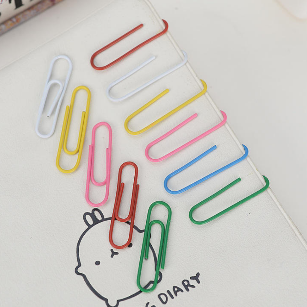 Trombones Colorés 28mm (100 Pièces/ Sac) Fournitures De Bureau, Fournitures Scolaire – image 5