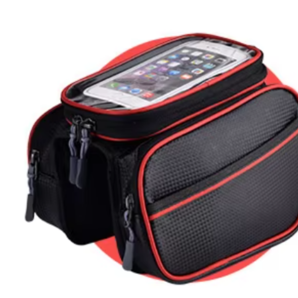 Sacoche Cadre Vélo Avant Imperméable à Grande Capacité avec Écran Tactile pour le Cyclisme, Solution de Rangement pour Vélo – image 6