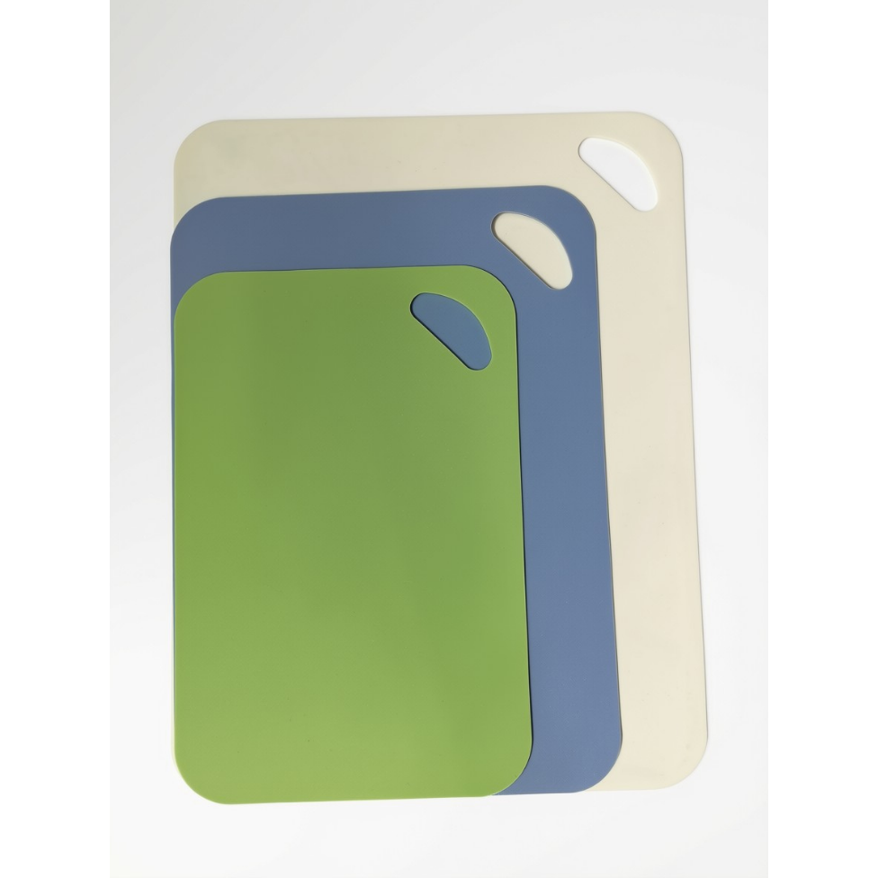 Lot de 3 Planches à Découper en Plastique Fines, Extra Épaisses et Flexibles pour Cuisine – image 4