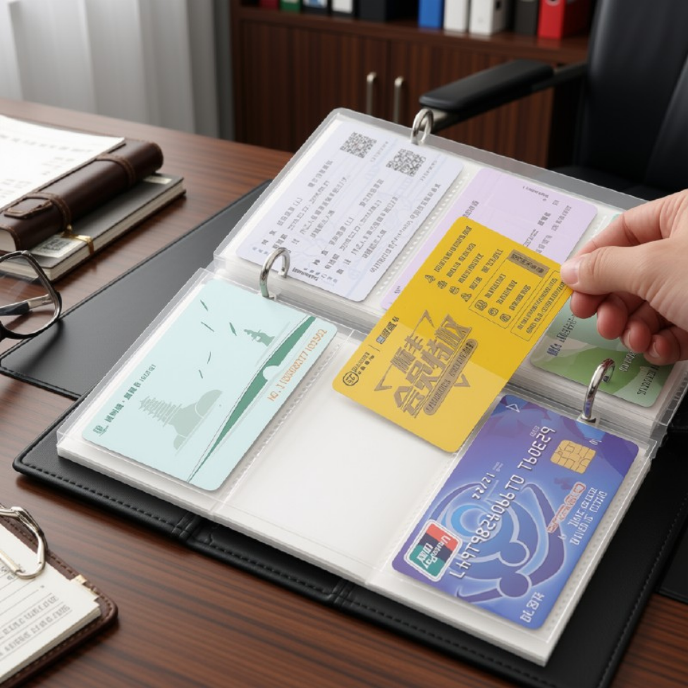 Organiseur Porte-Cartes de Visite,Marque Skarium