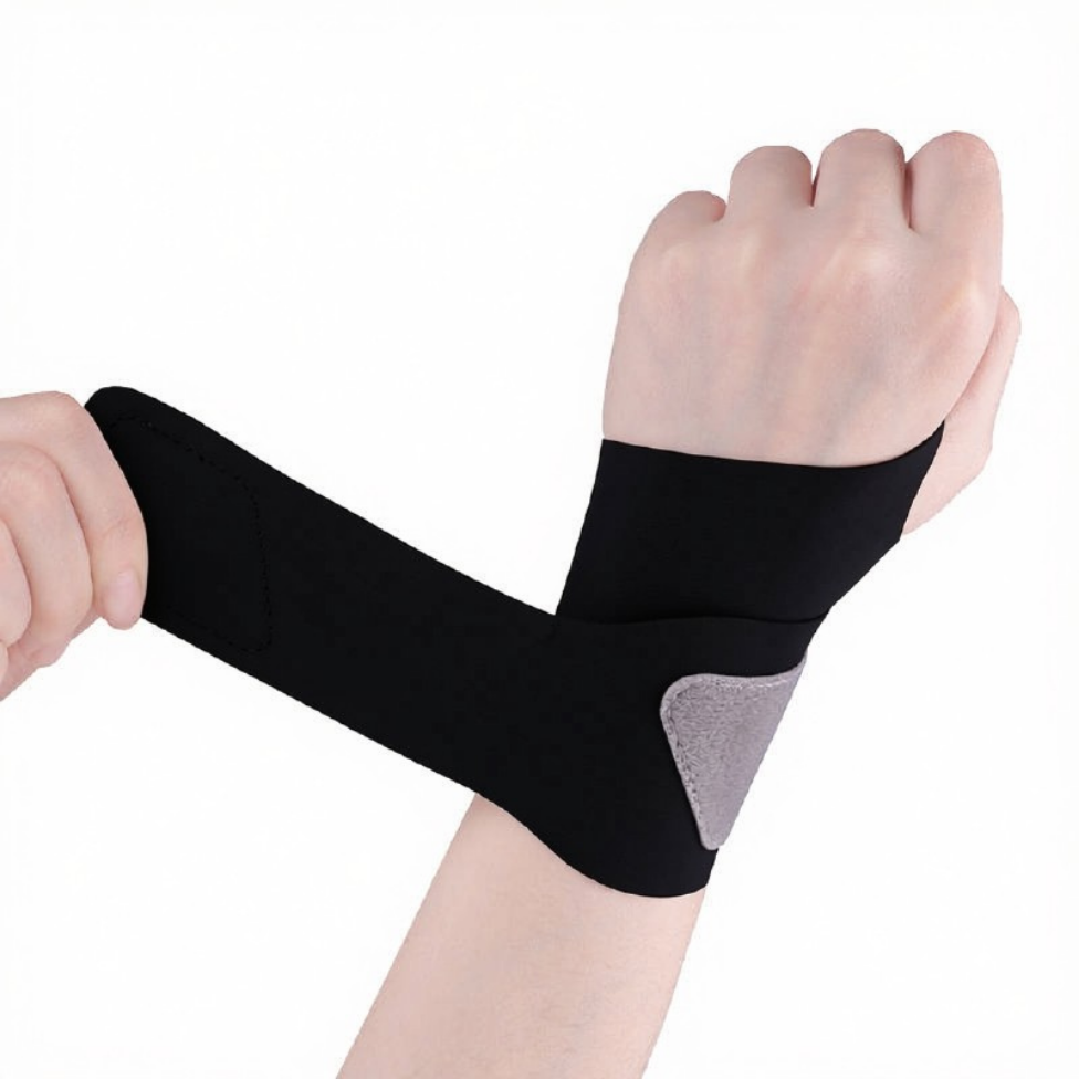 Attelle de Poignet Ultra-Fine en Néoprène Hautement Élastique,Respirante,Réglable, pour le Sport,Soutien et Protection Main – image 4