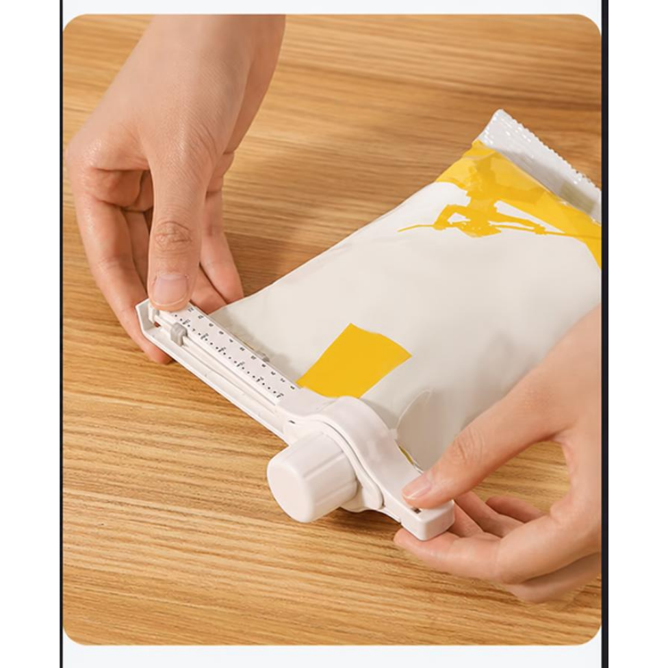 Lot de 4 Clips de Scellement, Clip de Fermeture pour Sac Alimentaire, Double Verrouillage à Vis pour la Conservation des Aliments, Idéal pour le Rangement Domestique et la Cuisine