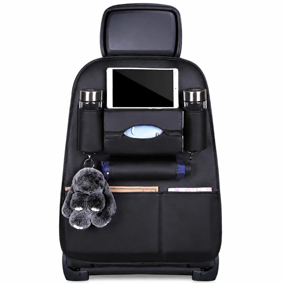 Organisateur de Rangement pour Voiture,Siège Auto,Universel en Cuir PU, Boîte de Rangement Multifonction,Accessoires Voiture – image 6