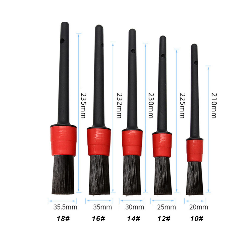 Lot de 5 Brosses de Lavage de Voiture Longues et Douces pour Le Nettoyage des Coins Inaccessibles à l'intérieur de Votre Voiture – image 6