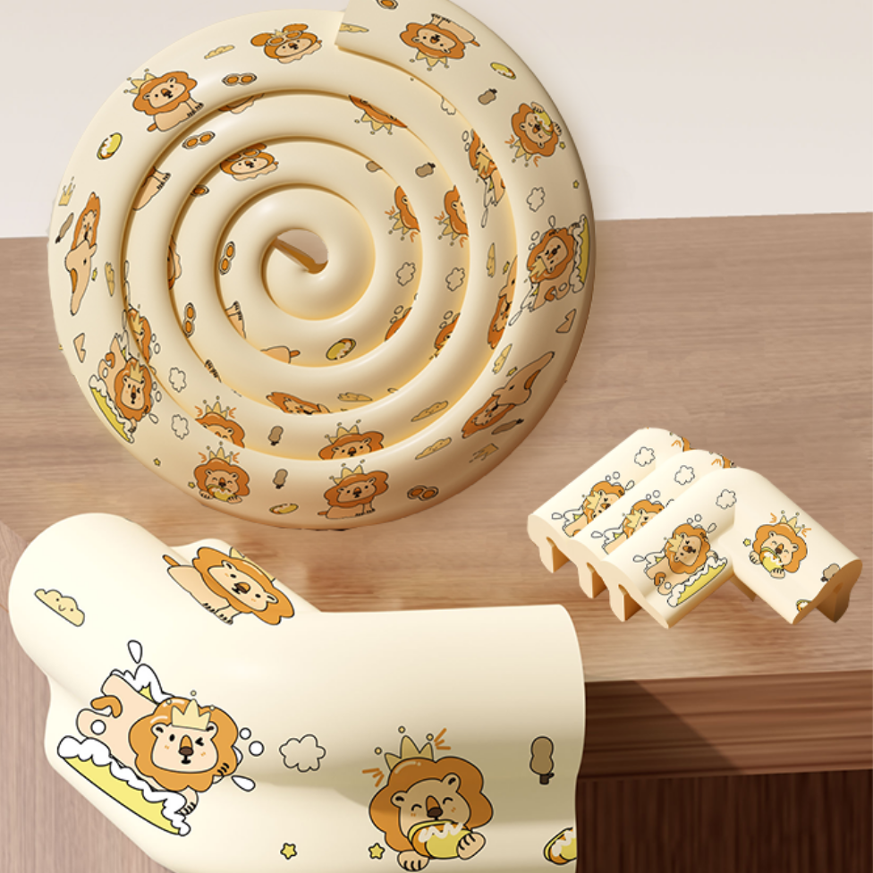 Protection en Mousse de 2 m pour Bords & Coins , Angle de Table, Lit Bébé,Adhésifs Antichoc,Sécurité et Protection Enfant et Bébé