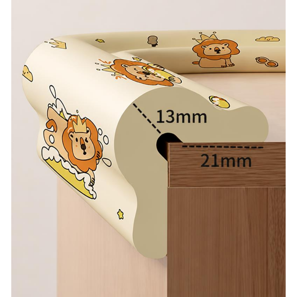 Protection en Mousse de 2 m pour Bords & Coins , Angle de Table, Lit Bébé,Adhésifs Antichoc,Sécurité et Protection Enfant et Bébé – image 2