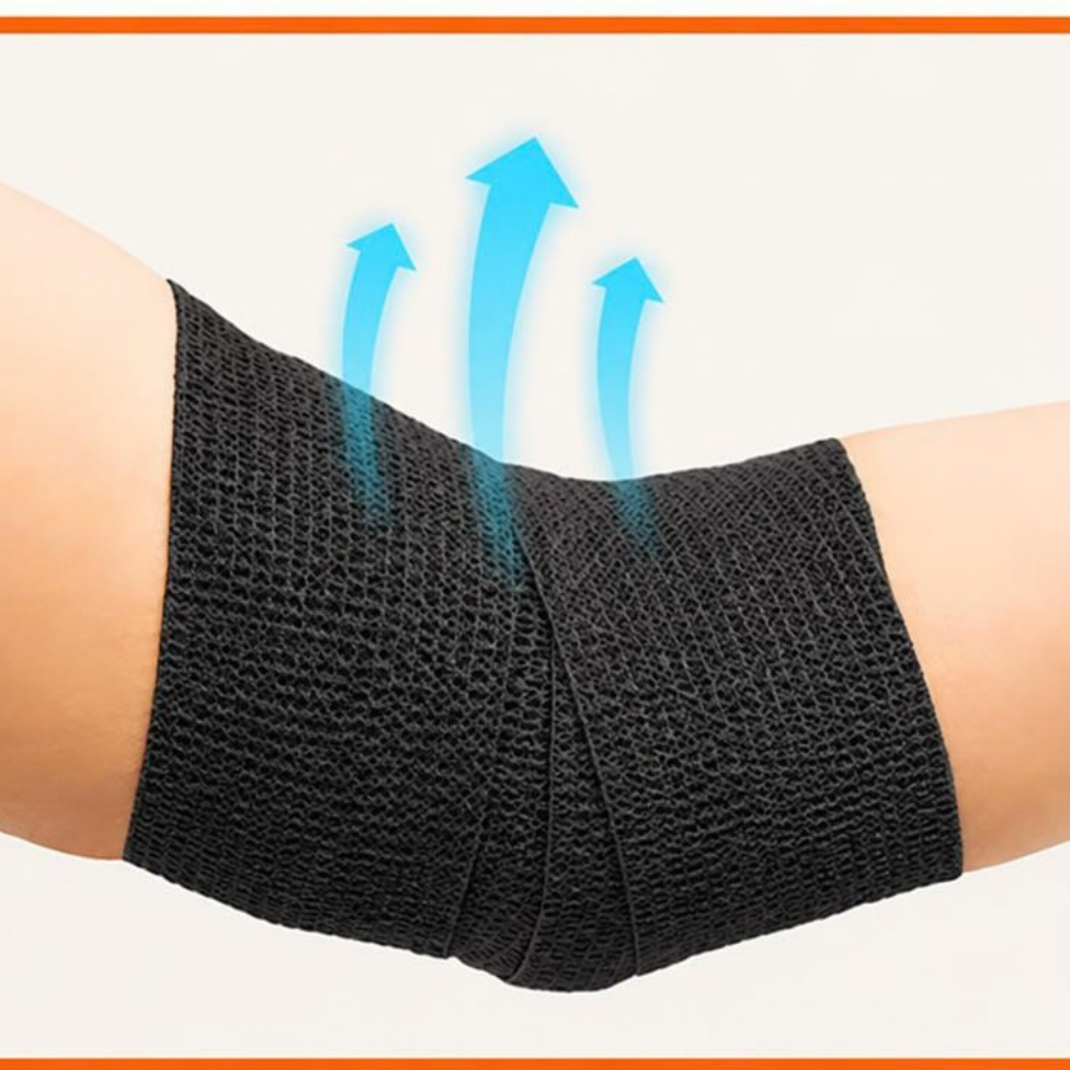 Lot de 5 Bandages Élastiques Auto-Adhésifs, Bandage Élastique Imperméable pour Sport – image 6