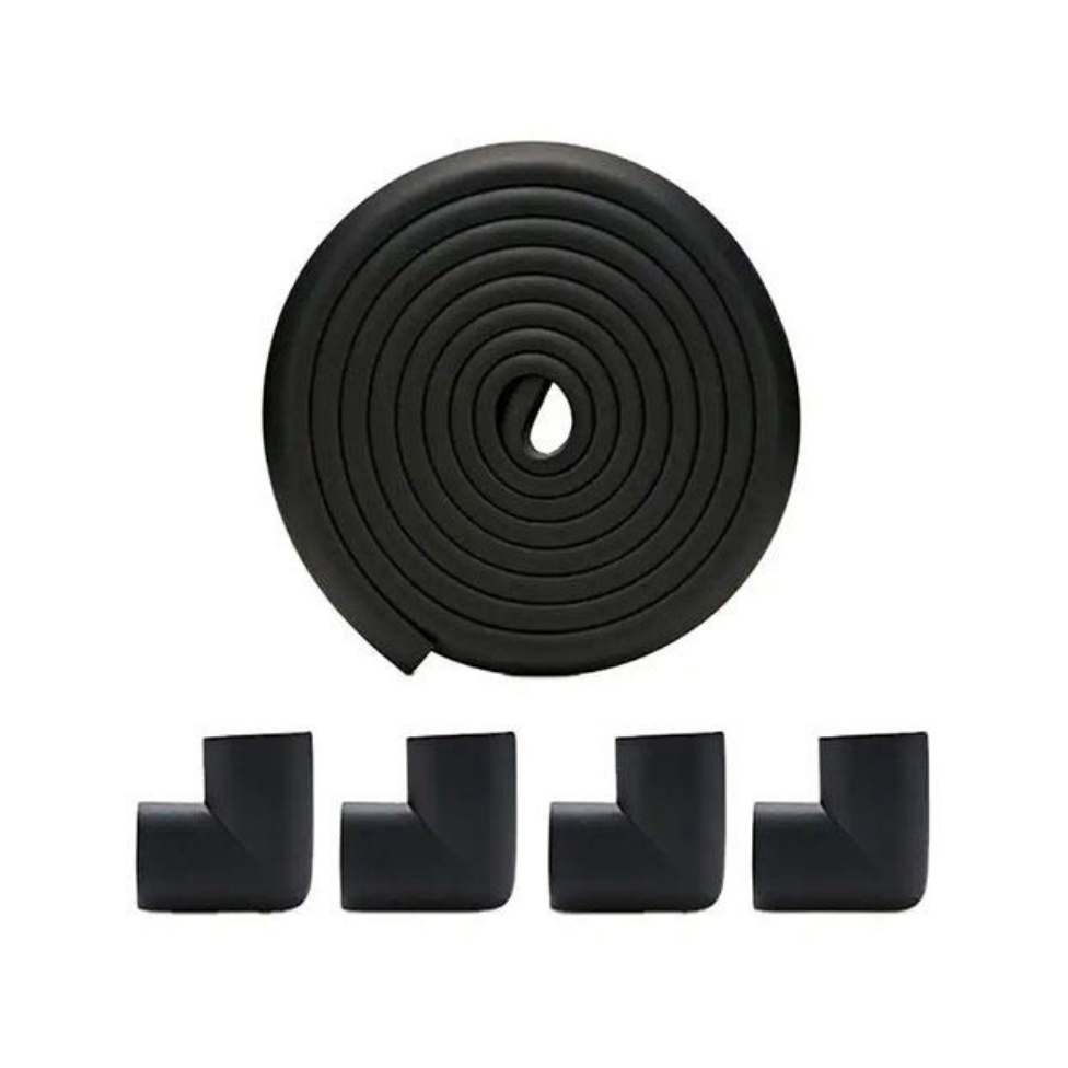 Protection en Mousse Noir 2 m pour Bords & Coins,Bande de Sécurité pour Table, Lit Bébé ,Adhésifs Antichoc, Sécurité et Protection Enfant et Bébé – image 3