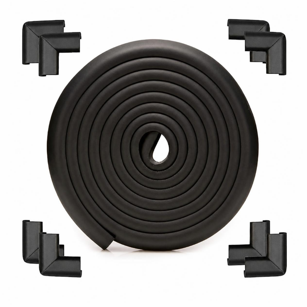 Protection en Mousse Noir 2 m pour Bords & Coins,Bande de Sécurité pour Table, Lit Bébé ,Adhésifs Antichoc, Sécurité et Protection Enfant et Bébé – image 5