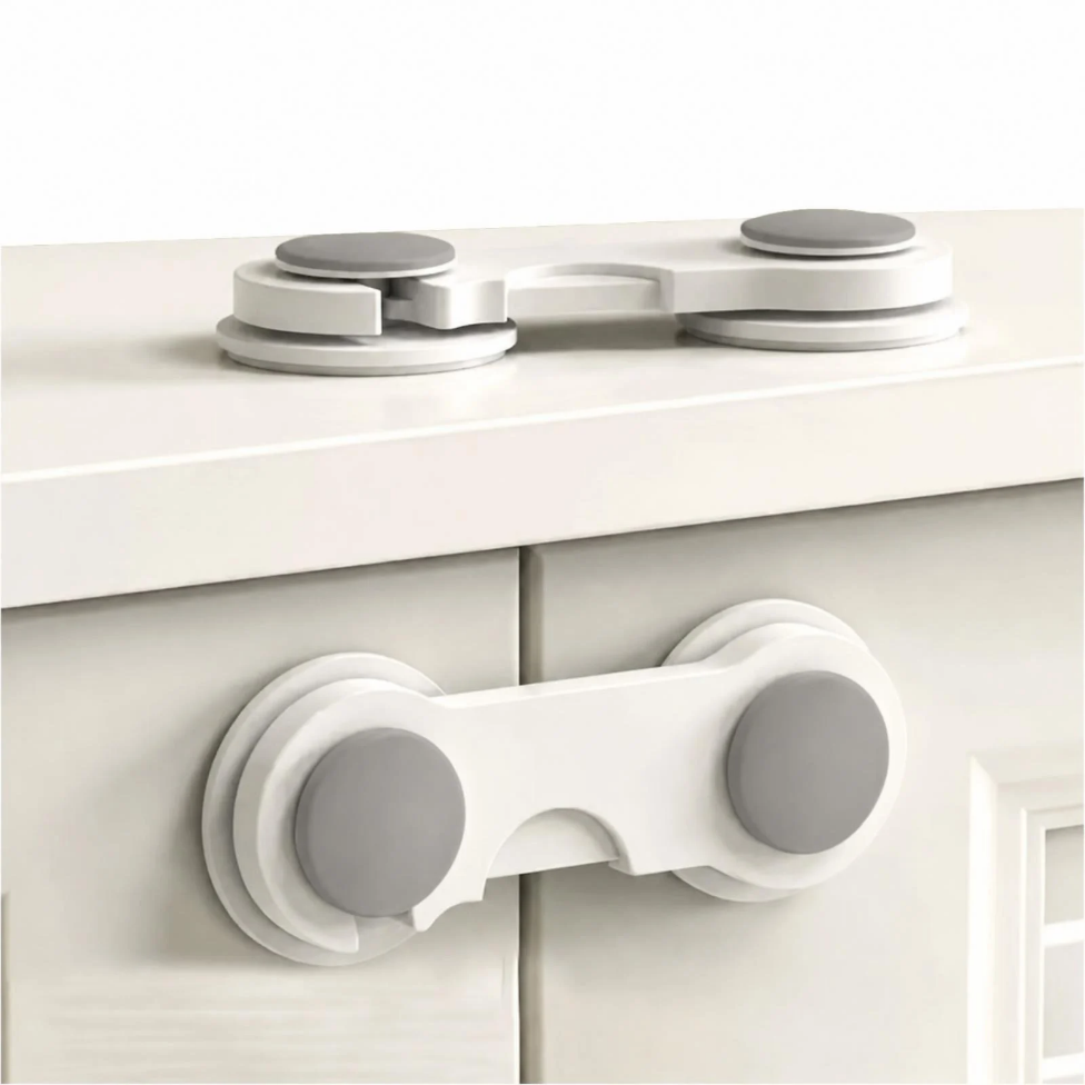Lot de 2 Serrures de Sécurité Armoire pour Protection Enfant, Bébé – image 3