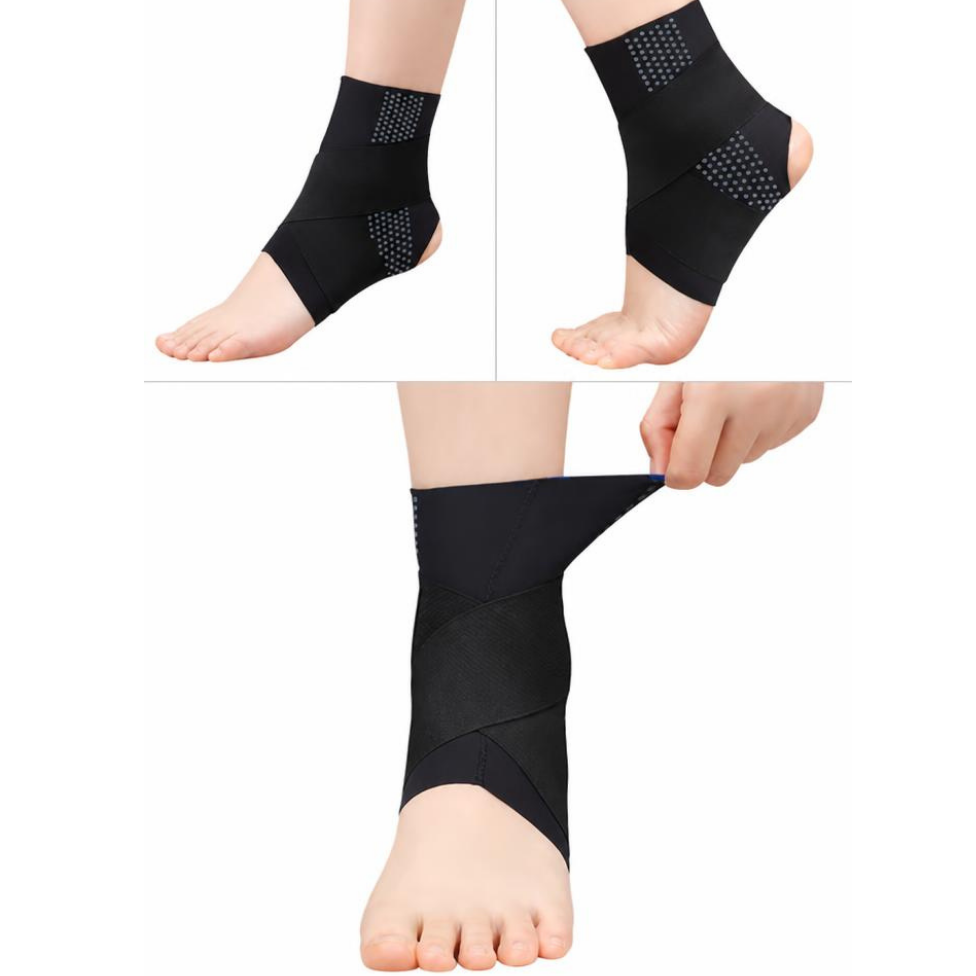 Atelle cheville Respirante Réglable Homme Femme, Support Pied Unisexe,Bandage de Compression Anti-Choc, Protège-cheville, Attelle de cheville,Atelle de Maintien pour Tennis Basket Cyclisme