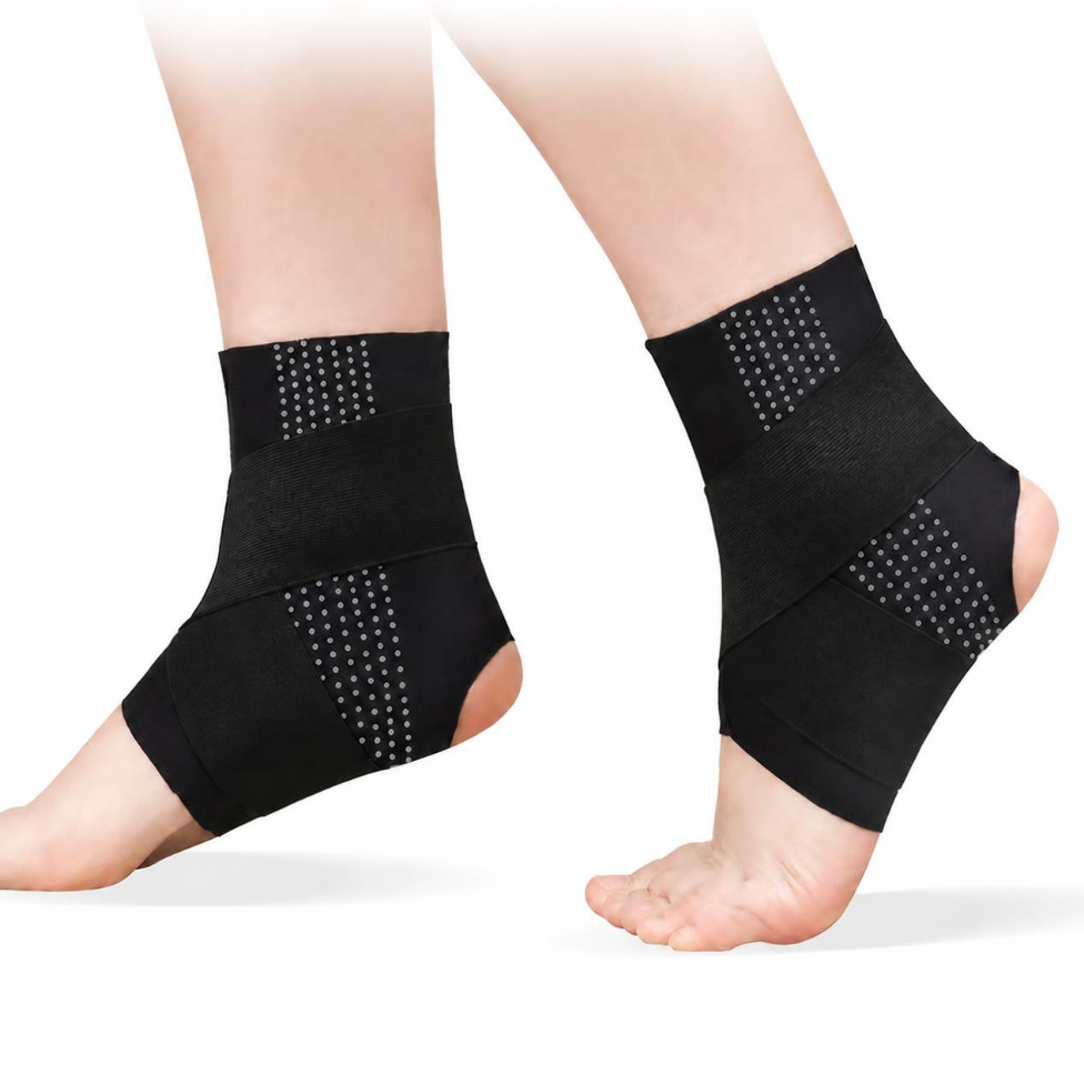 Atelle cheville Respirante Réglable Homme Femme, Support Pied Unisexe,Bandage de Compression Anti-Choc, Protège-cheville, Attelle de cheville,Atelle de Maintien pour Tennis Basket Cyclisme – image 2