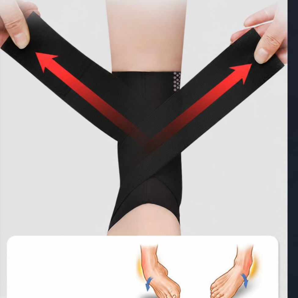 Atelle cheville Respirante Réglable Homme Femme, Support Pied Unisexe,Bandage de Compression Anti-Choc, Protège-cheville, Attelle de cheville,Atelle de Maintien pour Tennis Basket Cyclisme – image 3