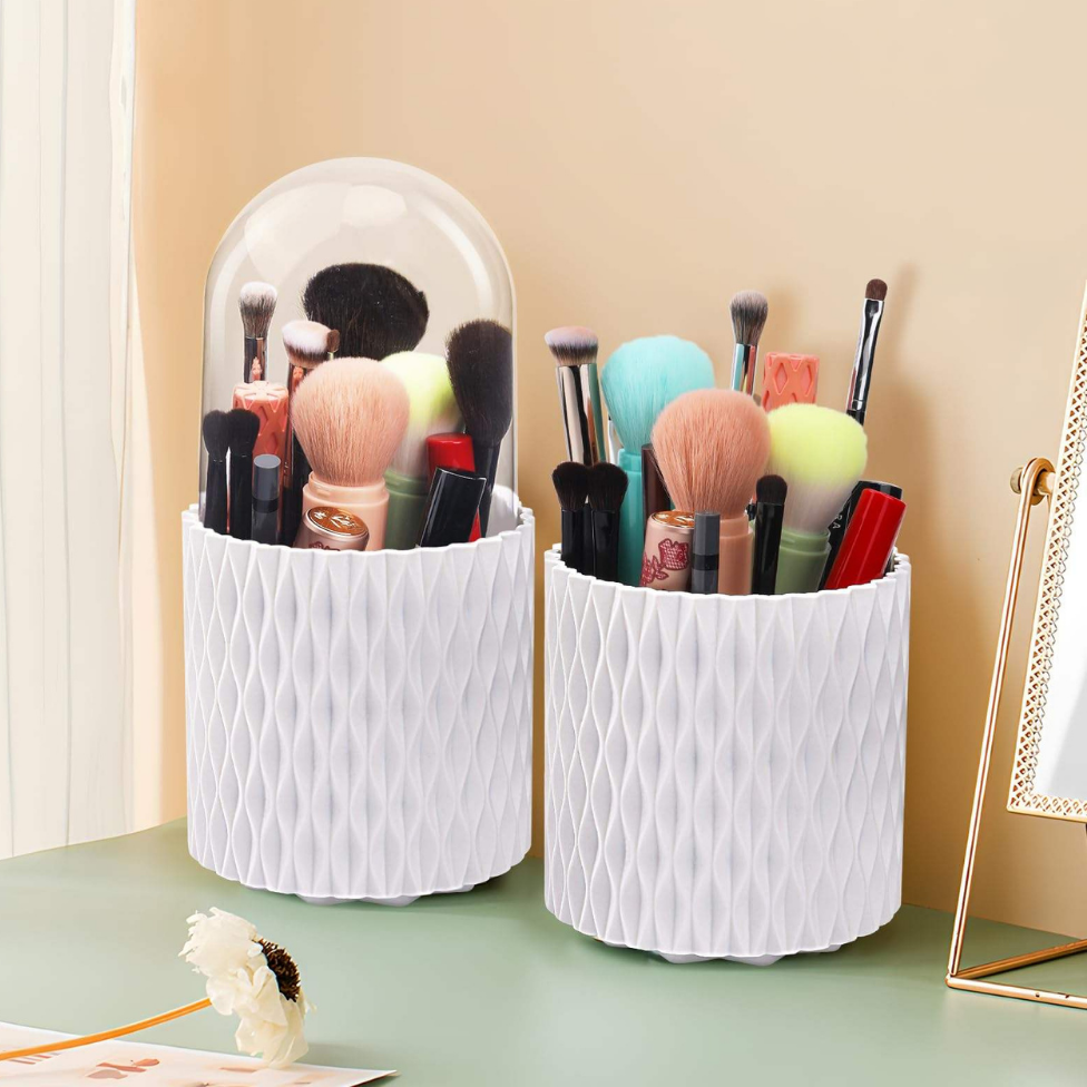 Organisateur de Maquillage Rotatif de de Haute Qualité 360°, Boîte de Rangement Cosmétique