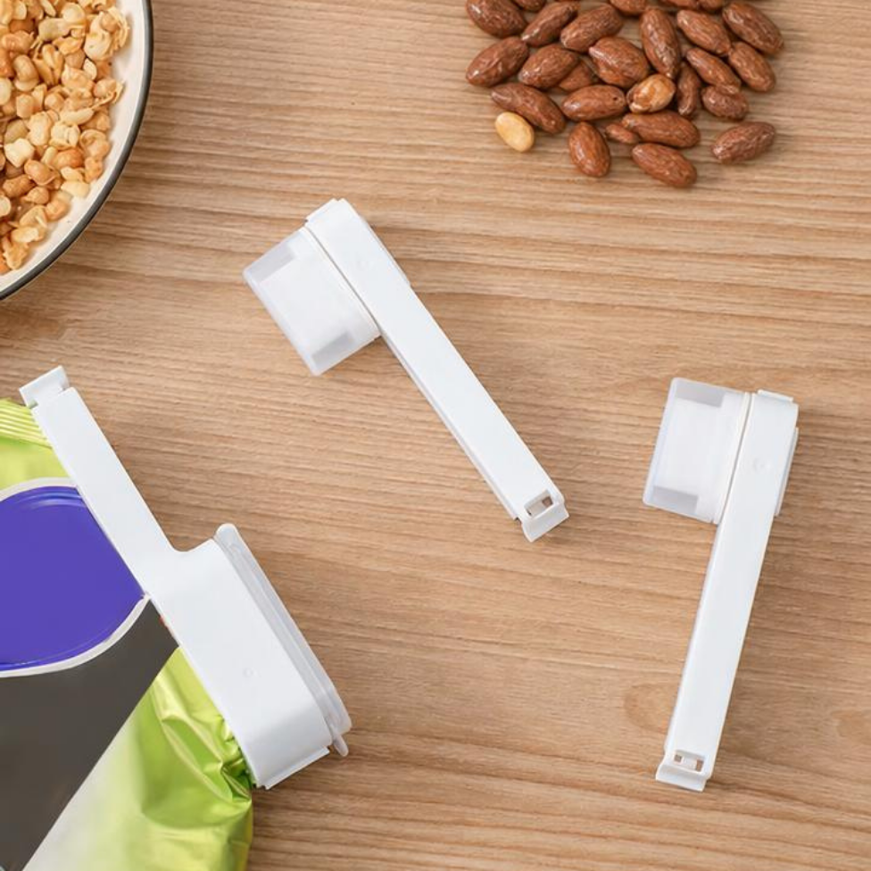 Lot de 5 Grands Clips de Scellement,Clip de Fermeture pour Sac Alimentaire,pour la Conservation des Aliments,Idéal pour le Rangement Domestique et la Cuisine – image 6
