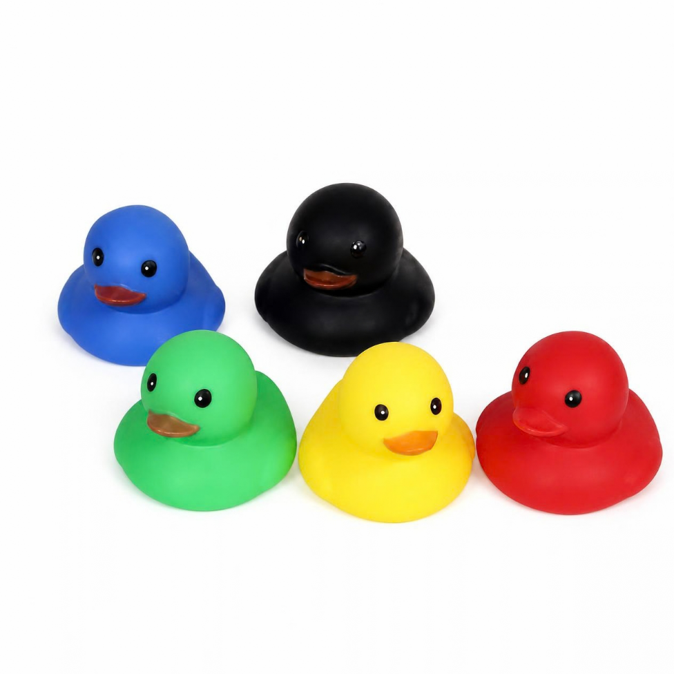 Lot de 5 Mini Canards Sonore en Caoutchouc Vinyle, Jouet de Bain Flottant pour Enfant,Cadeau pour Enfant – image 6