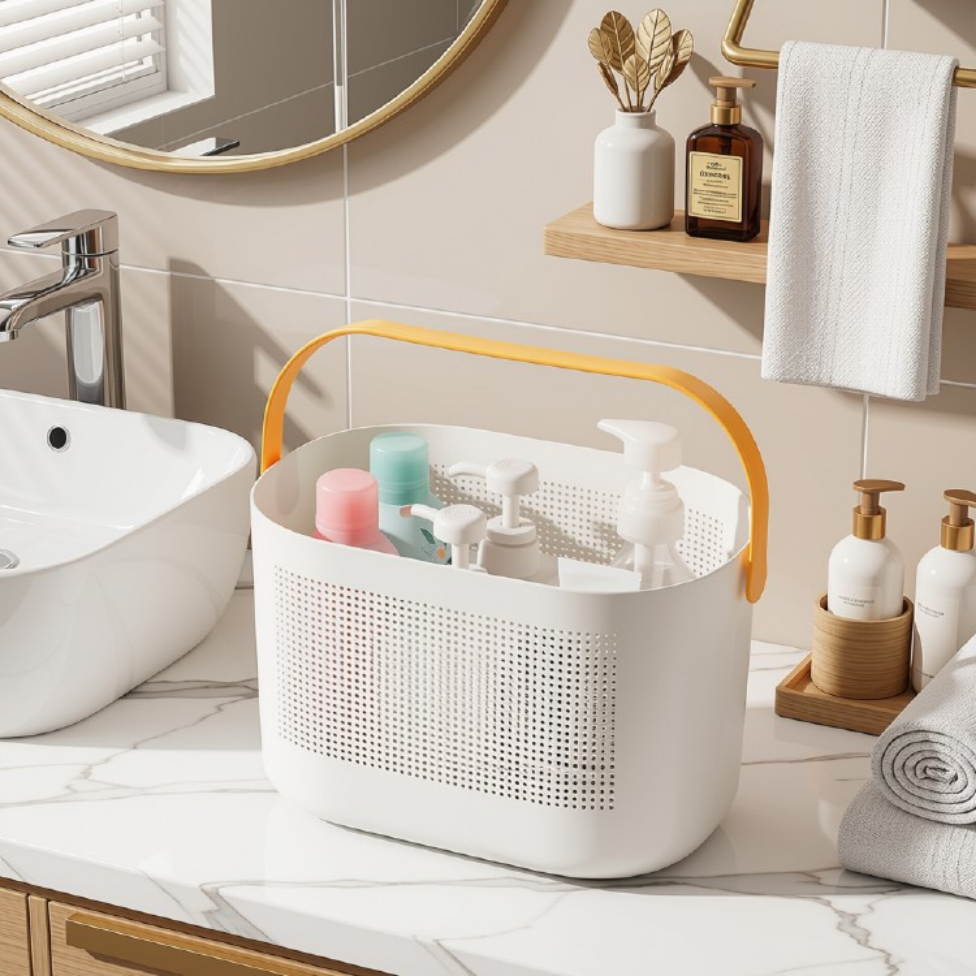 Panier de Rangement, Panier de Bonne Qualité, Panier de Pique-Nique en Plastique, avec Poignée – image 2