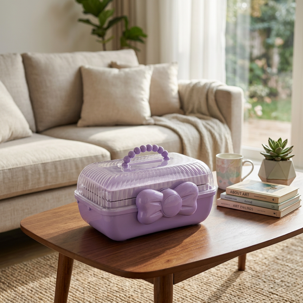 Boîte de Rangement d'Accessoires pour Cheveux pour Filles, Boîte de Rangement pour Pinces à Cheveux – image 3