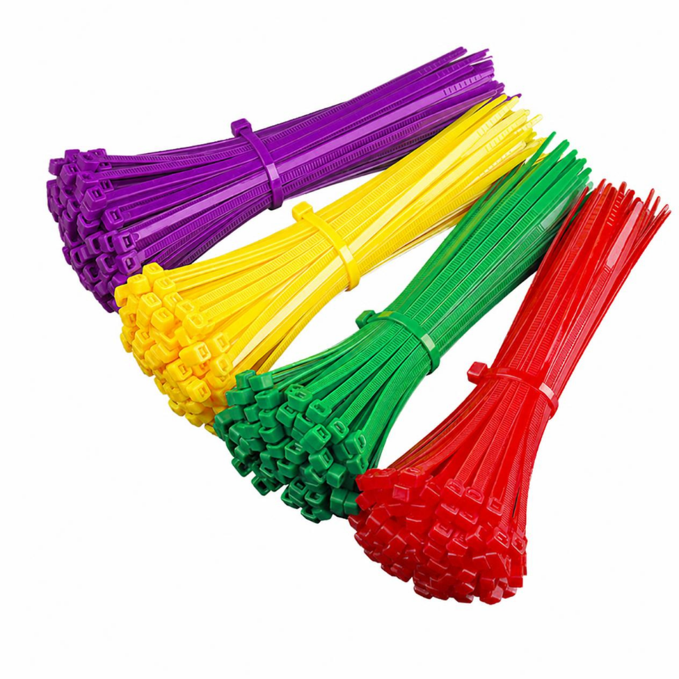 Attaches-Câbles Multicolore en Nylon Plastique 4,8*200 mm