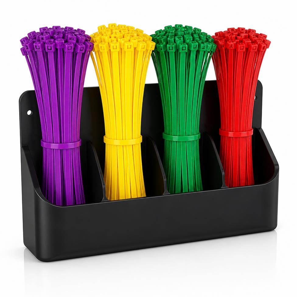 Attaches-Câbles Multicolore en Nylon Plastique 4,8*200 mm – image 2