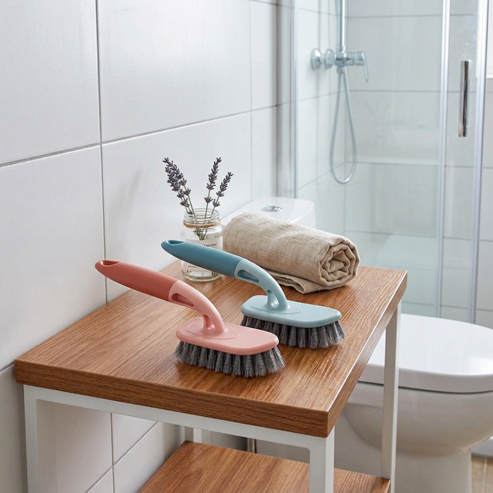 Brosse de Nettoyage avec Manche en Plastique – image 3