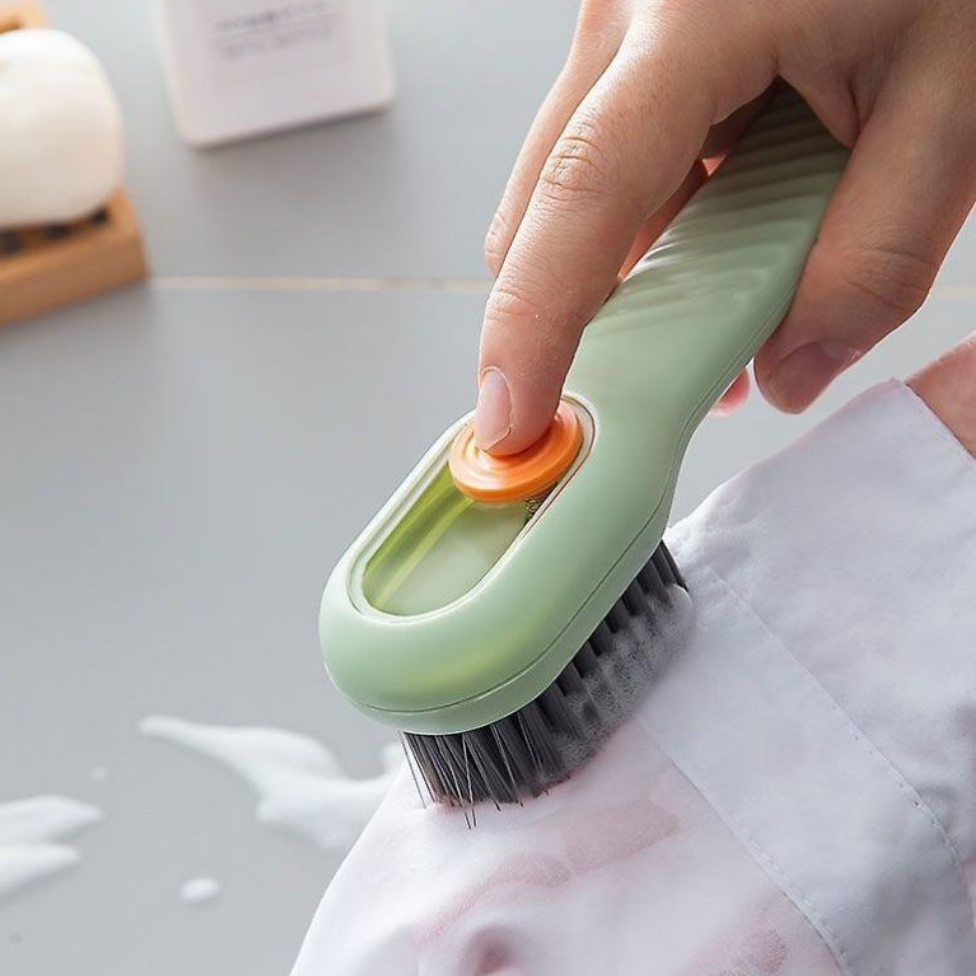 Brosse pour Nettoyage Chaussures, Baskets et Vêtements Délicats avec Distributeur Liquide – image 5
