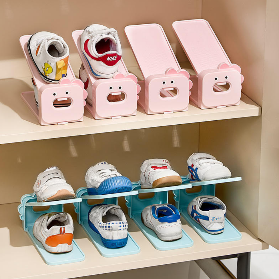 Support de Rangement Réglable pour Chaussures,Baskets, Économiseur d'Espace, Support d'Empilage de Chaussures – image 3