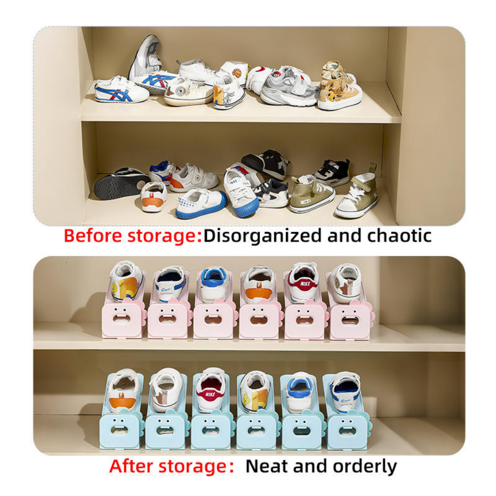 Support de Rangement Réglable pour Chaussures,Baskets, Économiseur d'Espace, Support d'Empilage de Chaussures – image 5
