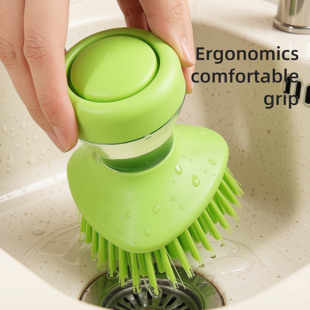 Brosse à Vaisselle avec Distributeur de Savon,Brosse de Nettoyage Multifonctionnelle – image 6