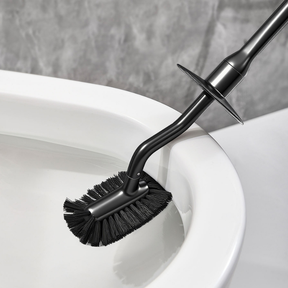 Ensemble de Brosse de Toilette de Haute Qualité, Brosse de Nettoyage WC en Plastique à Long Manche – image 4